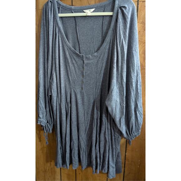 Terra & And Sky Shirt Womens Plus Size 4X 28 30 Top Tunic Stretch Soft Comfy - Picture 1 of 6